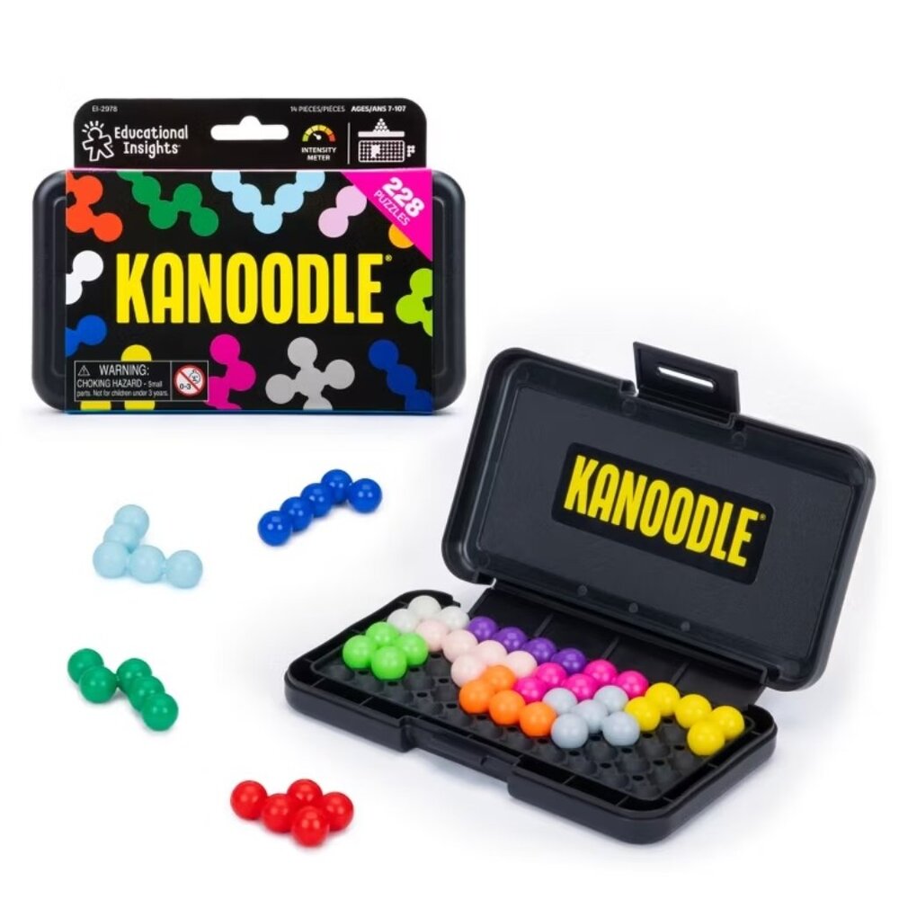 Kanoodle Puzzle Game with Colorful Pieces